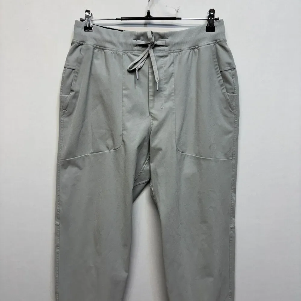 Lululemon ABC Jogger Men Size Large Warpstreme Pants M5AS4S Gray D119 -19